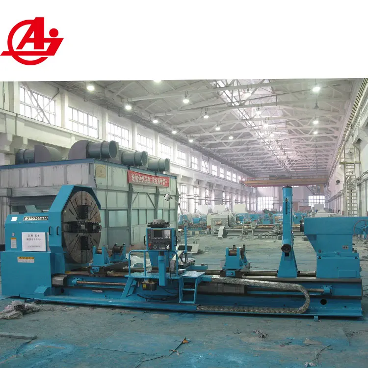 ANYANG CKH61200 16 т тяжелых ЧПУ резки с подачи бар