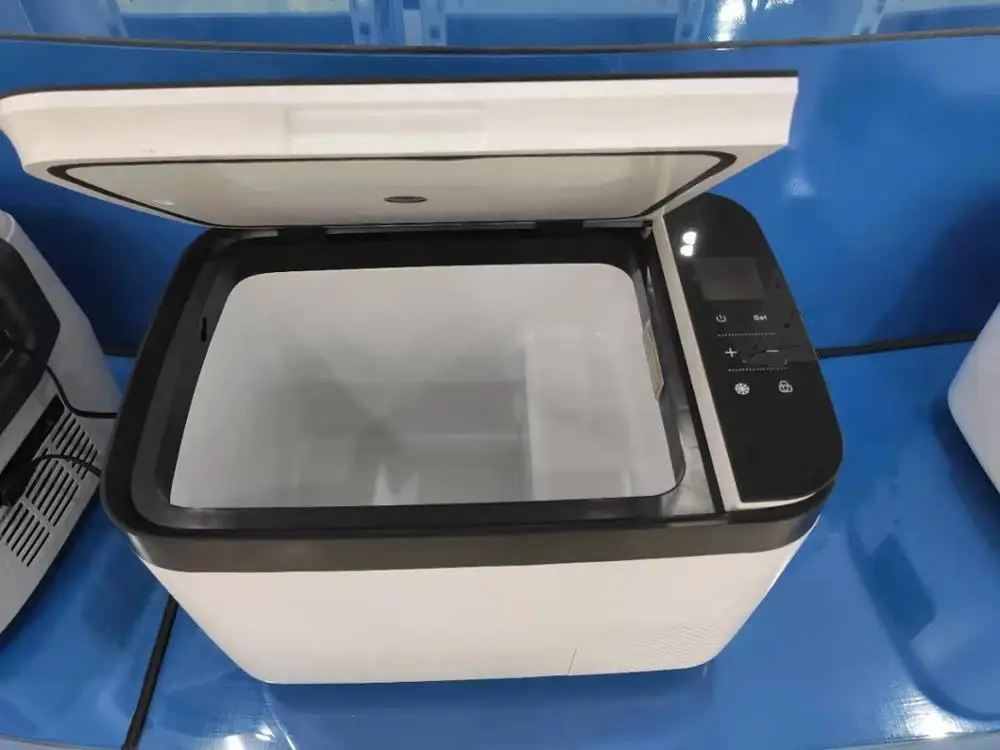 4L Mini Car Refrigerator With Compressor 12 / 24V Portable Box Refrigerator For Car