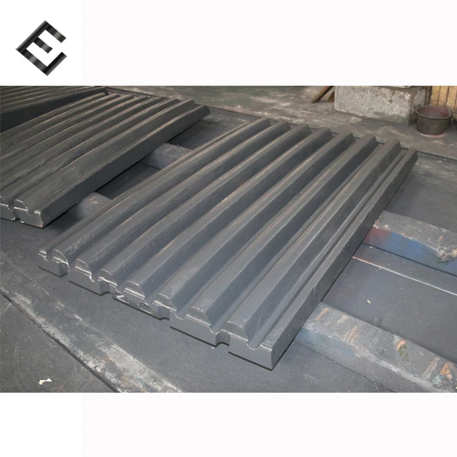 Stone Crusher Wear Resistant Part Fixed and Movable Jaw Plate