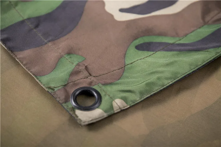 Military Waterproof Camouflage Plastic Raincoat Poncho Camo Army Adults Men RAINWEAR Rain Poncho for Adults Custom Logo Printing