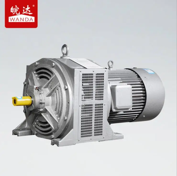 High recommended custom color 0.55-315kw three phase 50/60hz asynchronous YCT series electric speed motor