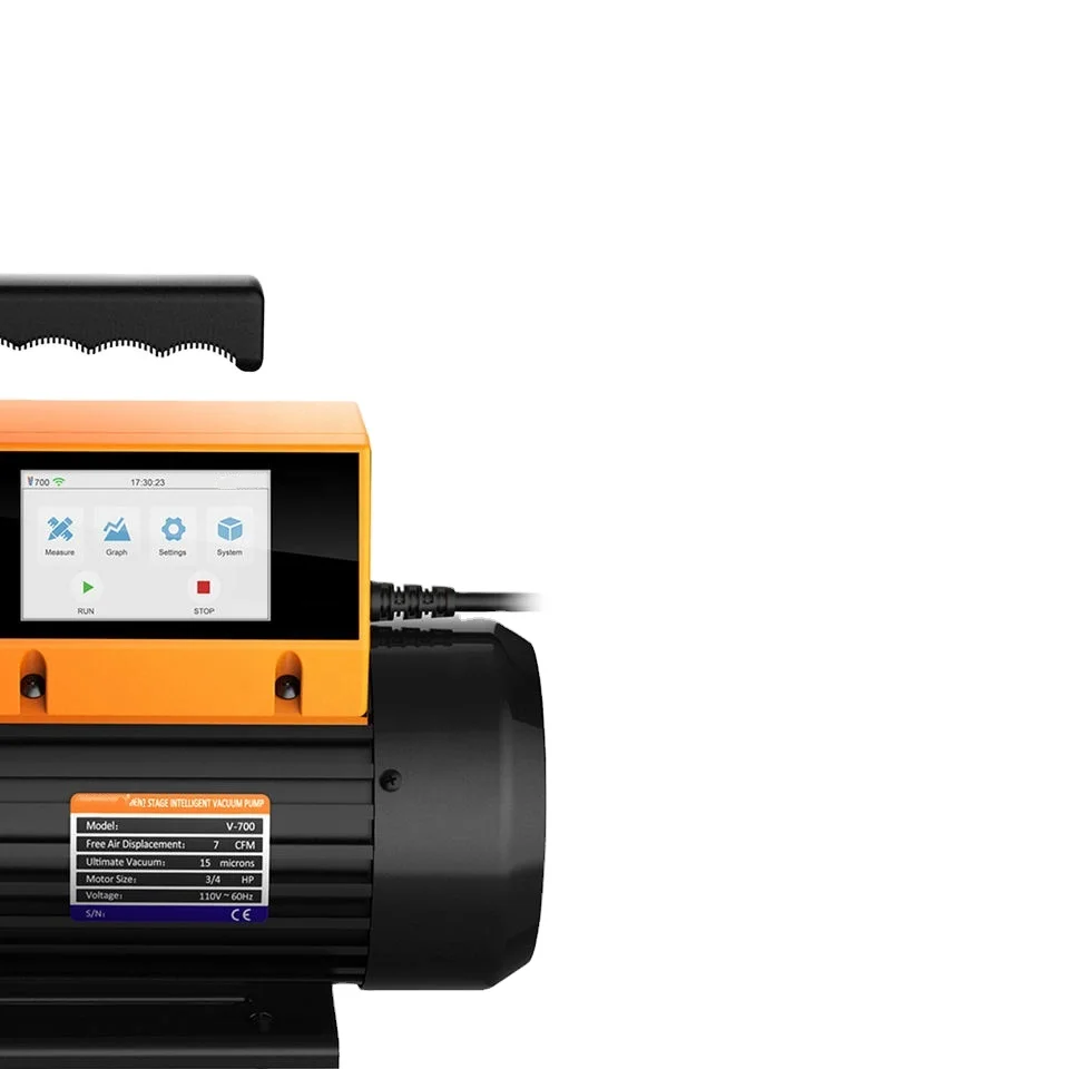 air conditioning parts 12 CFM Vacuum Pump 2 Stage Intelligent App Control R410a for Air Conditioner Refrigerant Air Tool
