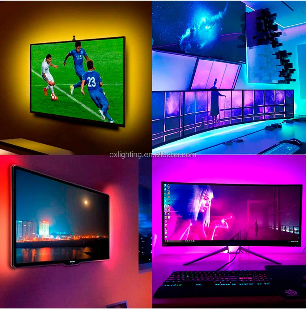 RGB Led Strip DC12V SMD 2835 5050 5m 10m  30m  Dimmable Color Change Smart Waterproof Music Sound control RGB Strip Lights Kits