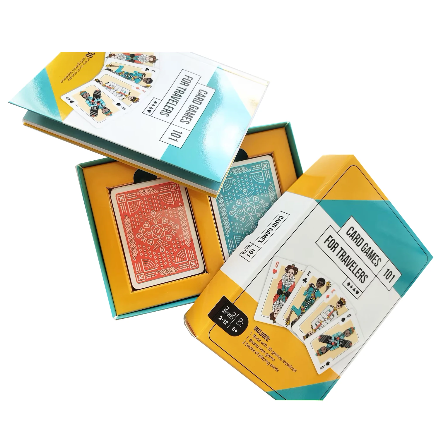 Professional Personal Customization Zain Double Deck Plastic Playing Card