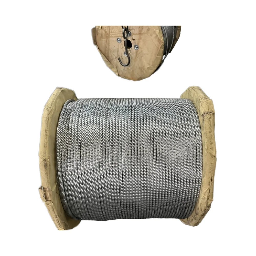 PVC-Coated Steel Cable Wire Rope Tents Reel Coil Customizable Processing Service Cutting