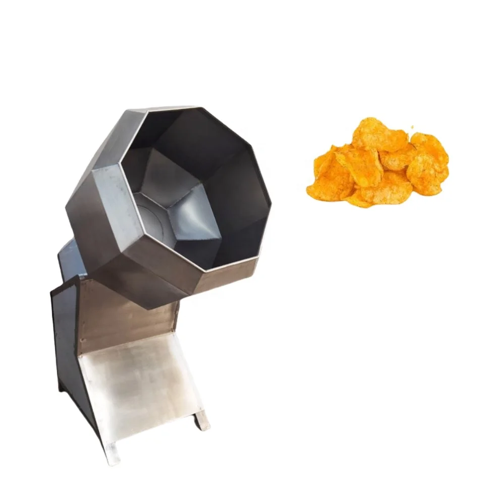 Commercial Stainless Steel Octagonal Mixer Potato Chip Puffing Casual Food Mixing Bucket