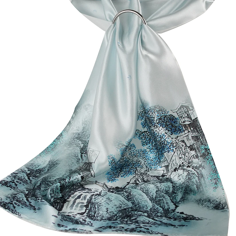 Most Fashionable 6A Grade 100% Mulberry Silk Satin Inkjet Digital Printed Silk Fabric for girl clothing