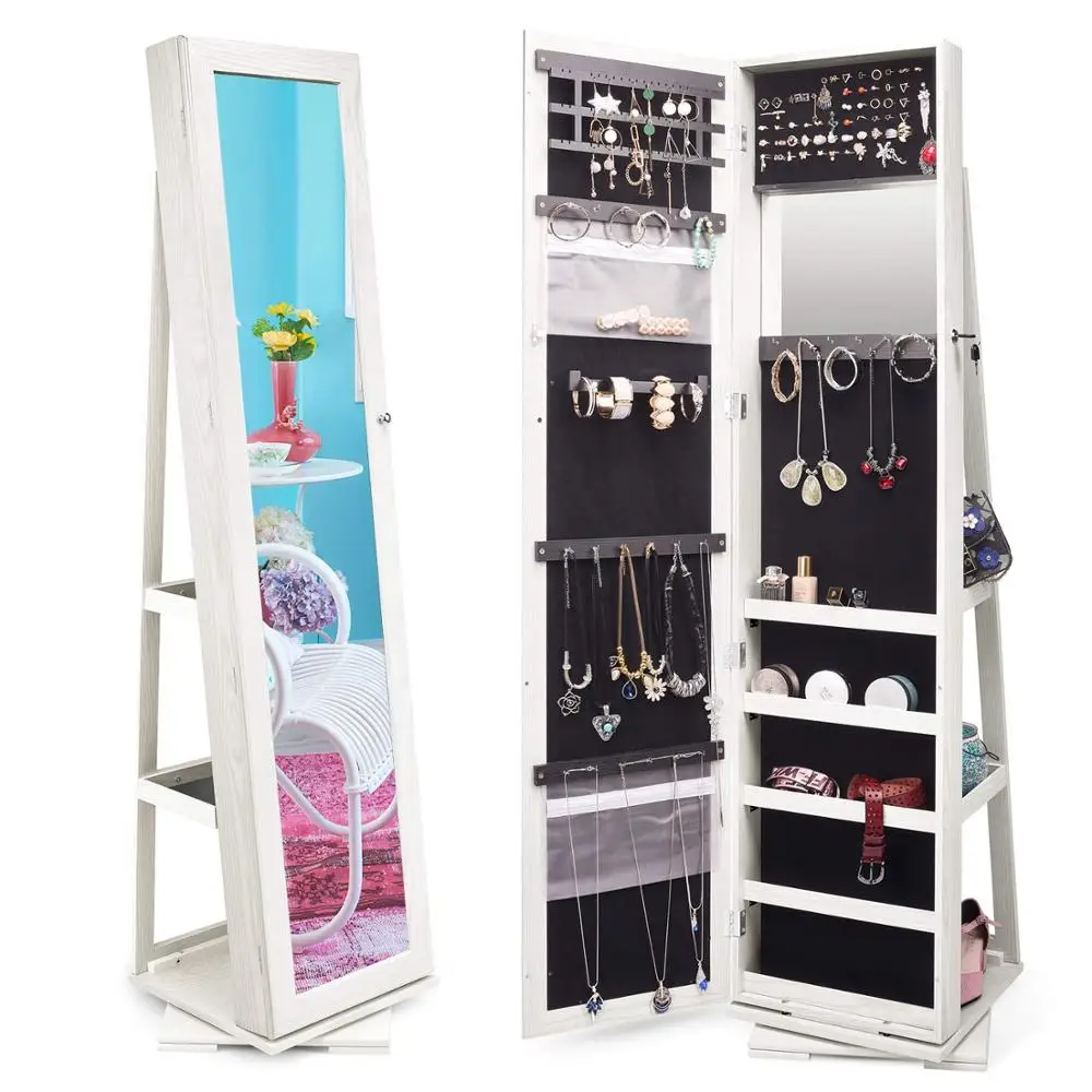 
Large modern rotating jewelry cabinet 