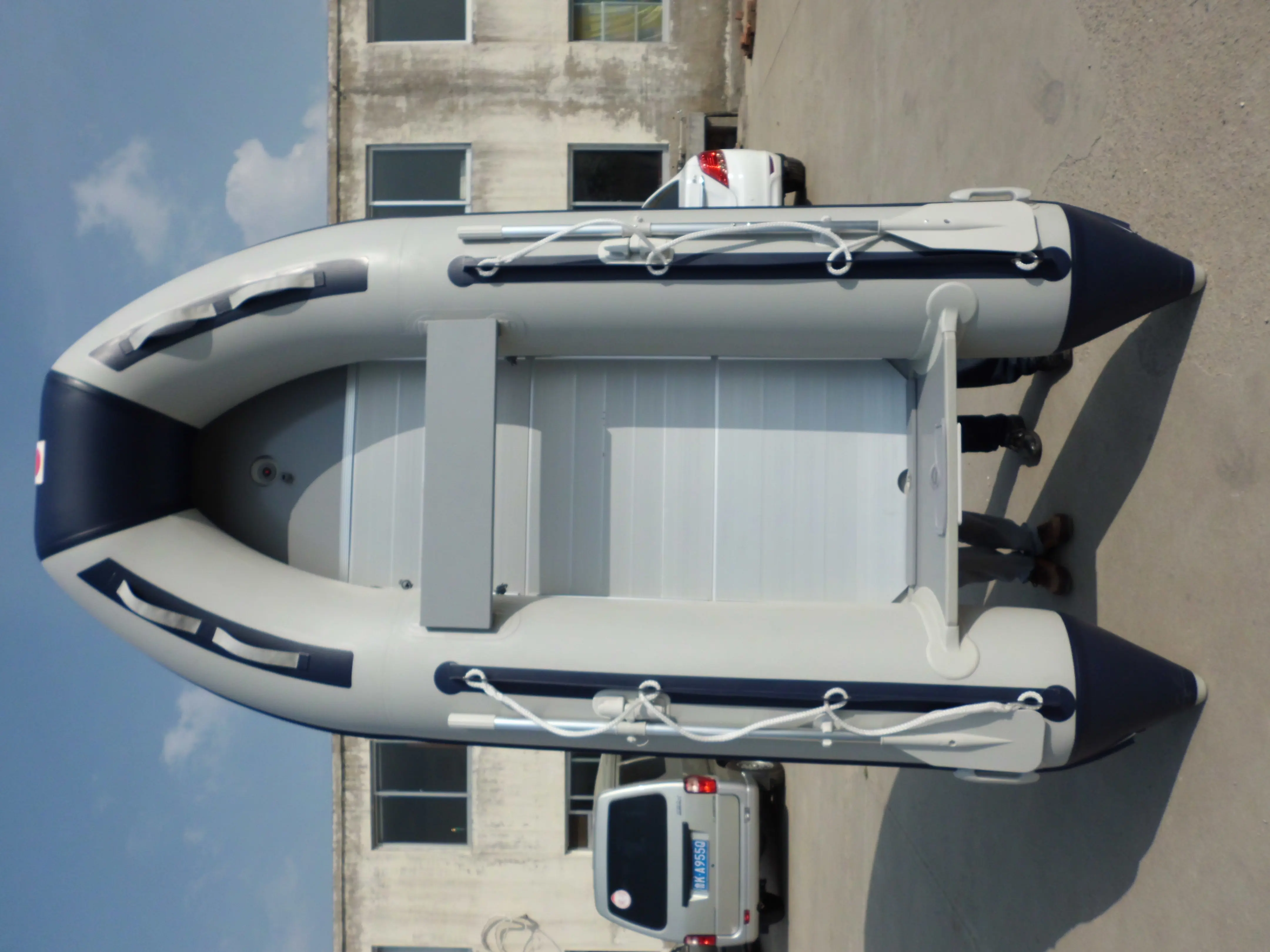  Лодка для отдыха Rilaxy 230-400 см небольшая жесткая Стекловолоконная надувная