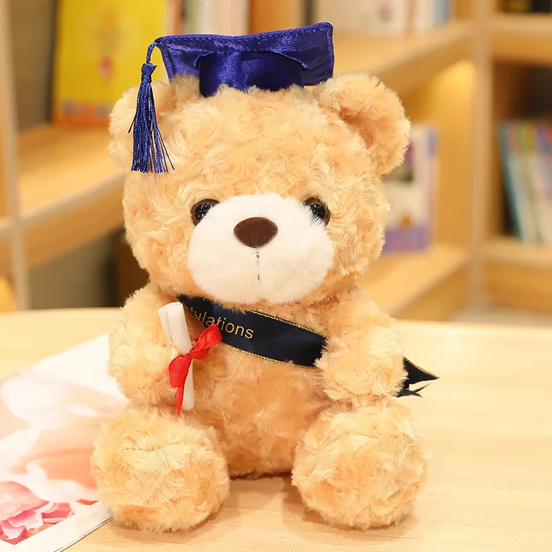 Graduation Season Teddy Bear Stuffed Animal Toys Bear Plush Toys Gift For Kids Girlfriend Teddy Bears Stuffed Doll Christmas