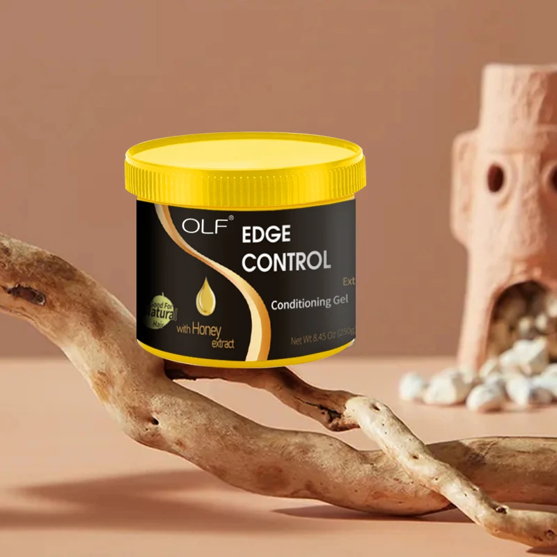 Private label super strong  best olive oil edge control  no white custom edge control gel