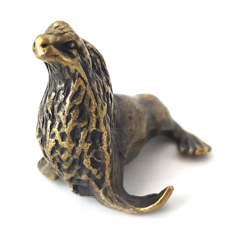 Wholesale 3D Desktop Ornament Vintage Metal Small Dolphin Home Decor Crafts Metal Gifts