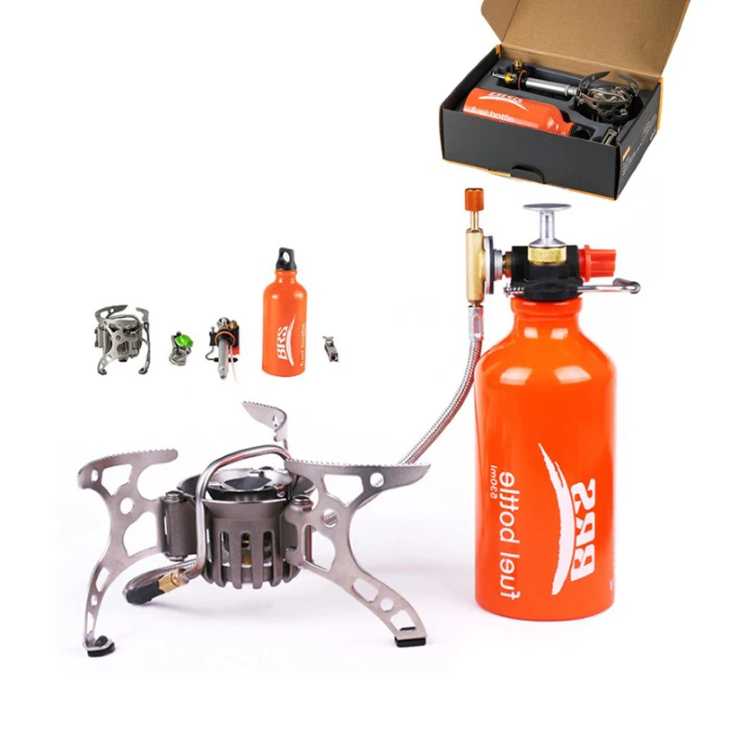 Наружная портативная Высококачественная алюминиевая стальная Складная газовая мини-горелка для кемпинга