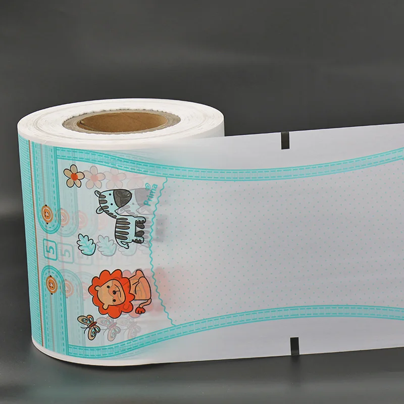 Elastic Diaper Raw Material Frontal Tape Waistband Nonwoven, Frontal Tissue Tape For Diaper
