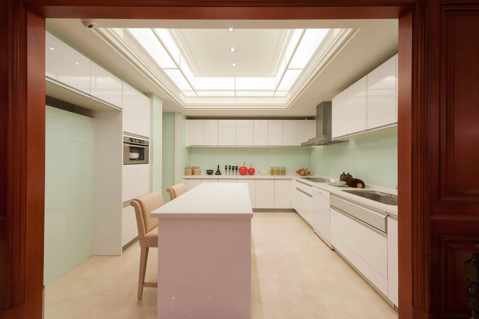 Ais Modern Designs High End Affordable Custom Furniture Used Small Full White L Shaped Melamine Kitchen Cabinets From China