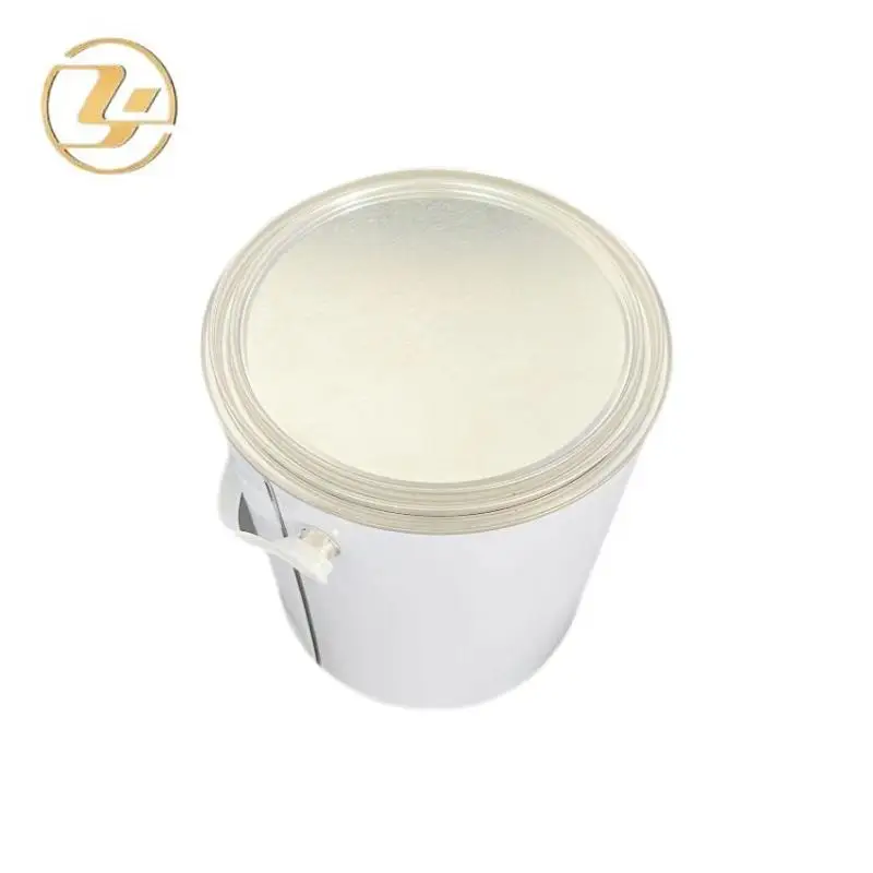 1 Liter Metal Square Round Tin Can For Paint With Lids Body Welding Empty Paint Buckets 1L /Gallon Factory Clear paint Cans