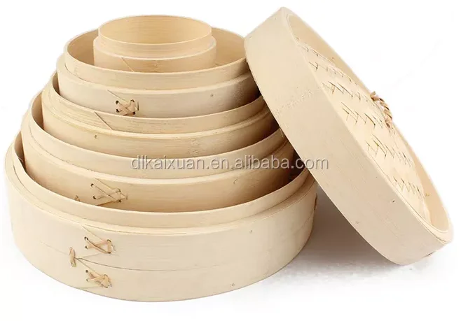 food steamers steam bun bamboo kitchen dim sum steamer basket 100% natural bamboo steamer