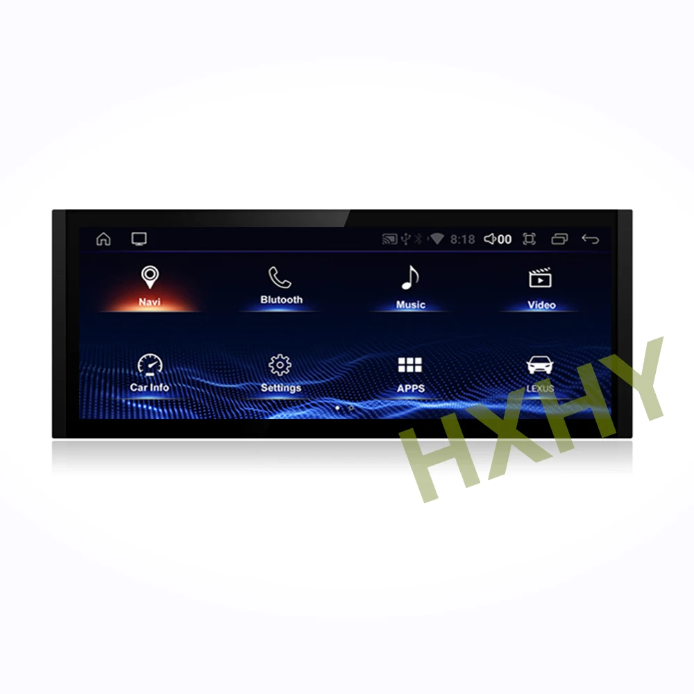 HXHY 10.25 Inch Qualcomm Android 13 Car Multimedia Player Stereo Video GPS Navigation For Lexus RC IS 200 250 300 350 200t 300h