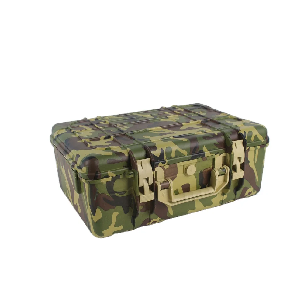 Waterproof Tool Hard Plastic Case  Camouflage Tool Case
