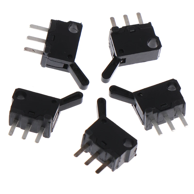 Micro Switches Miniature Small Limit Travel Switch with Hole Three Pins Normally Open Normally Closed N/O N/C