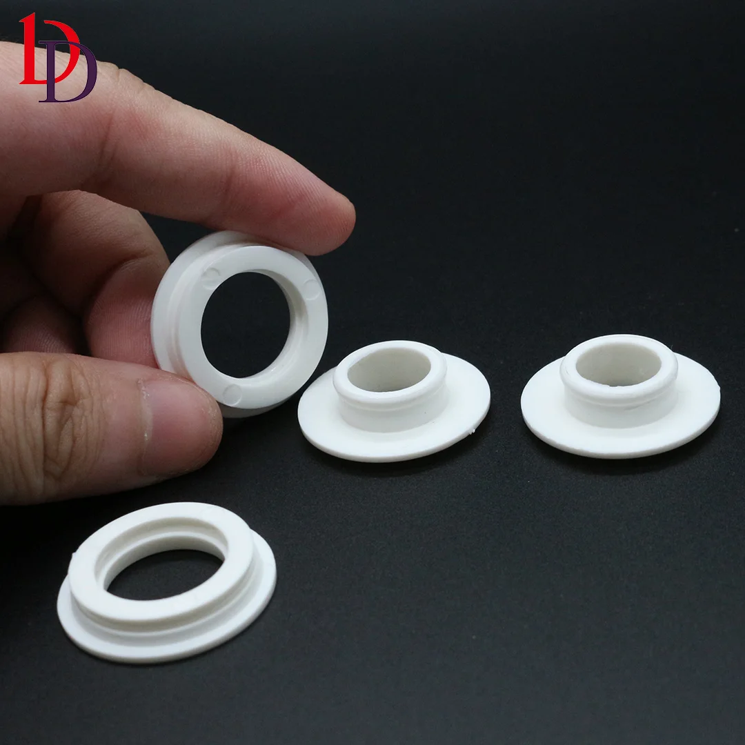 Custom Size Round Shape Plastic Eyelets White Curtain Rings Eyelet And Grommets For Backpack Garment