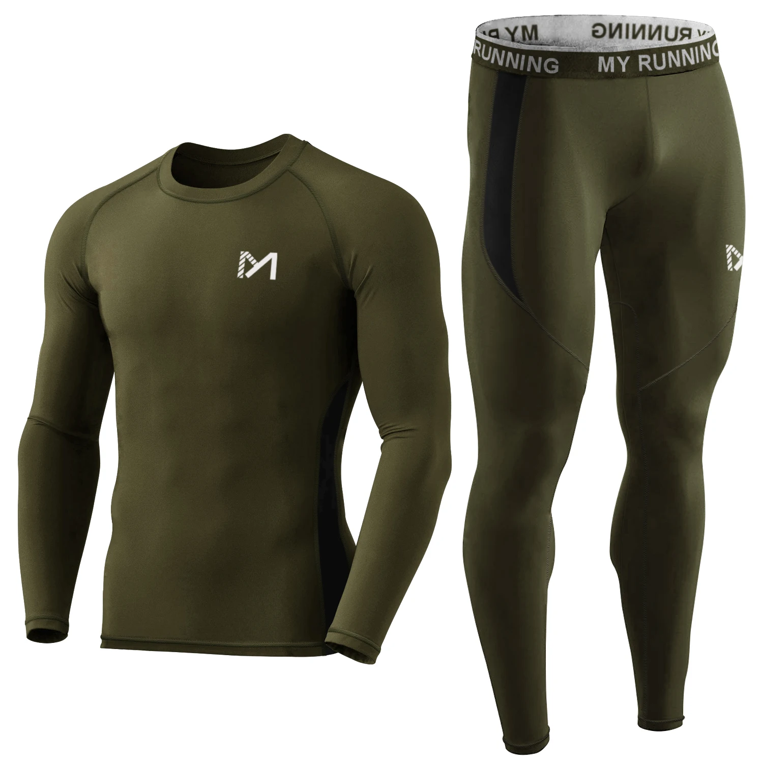 Wholesale Quick Dry Mens Compression Thermal Underwear Winter Warm Long Johns Thermal Underwear Set