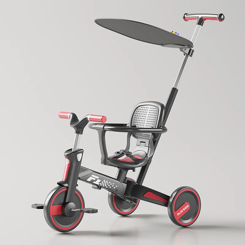 OEM Light Tricycles 1-4 Year Old Children Balance Bike Scooter For Baby 4 In 1 Tricycle