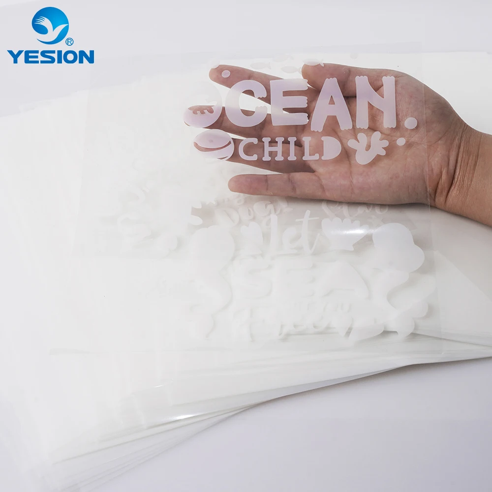YESION Wholesale Clear Sublimation HTV for Light Color Fabric sublimable textile vinyl htv sublimation vinyl