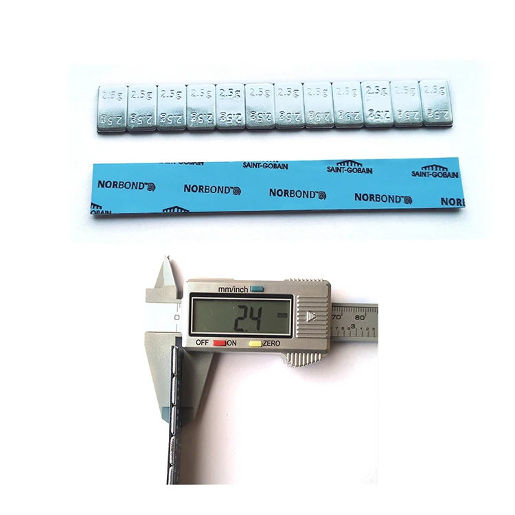 Wholesale Fe-Stick On Wheel Balance Weights 2.5G/Pcs Wheel Balance Weight Stick