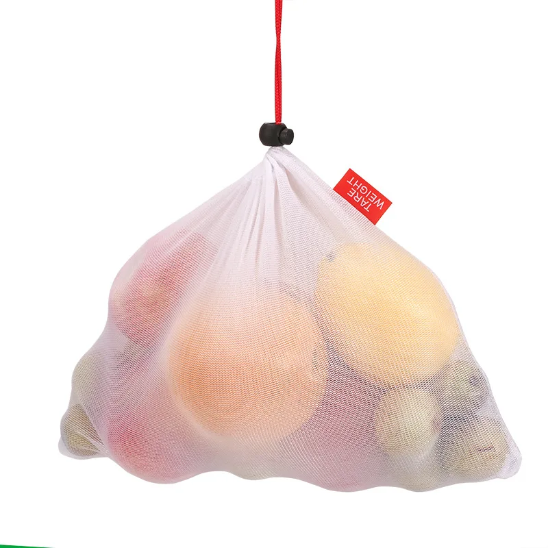 Polyester mesh fruit shopping bag supermarket shopping bag potato egg storage bag
