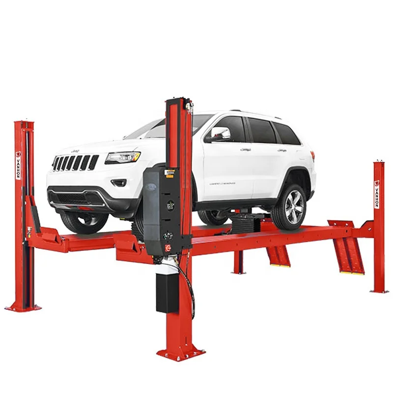 High quality 3000-4000 Kg capacity wheel alignment four post car parking lift