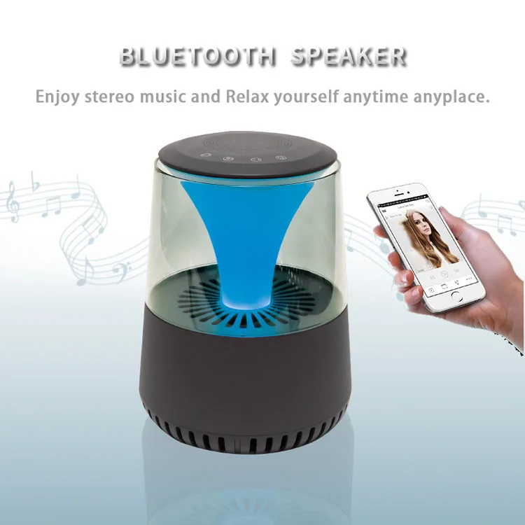 New desktop Light Music air cleaner portable Negative Ion Air