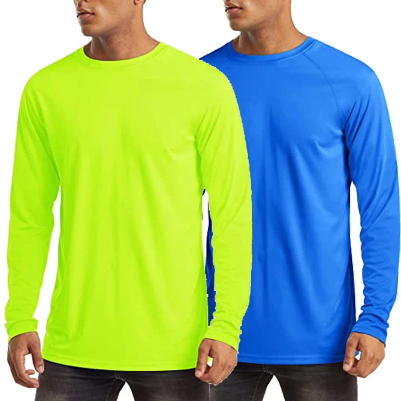 УФ-защита от солнца Upf 50 + быстросохнущая полиэфирная одежда для рыбалки рубашки с длинным рукавом Джерси логотипом на заказ