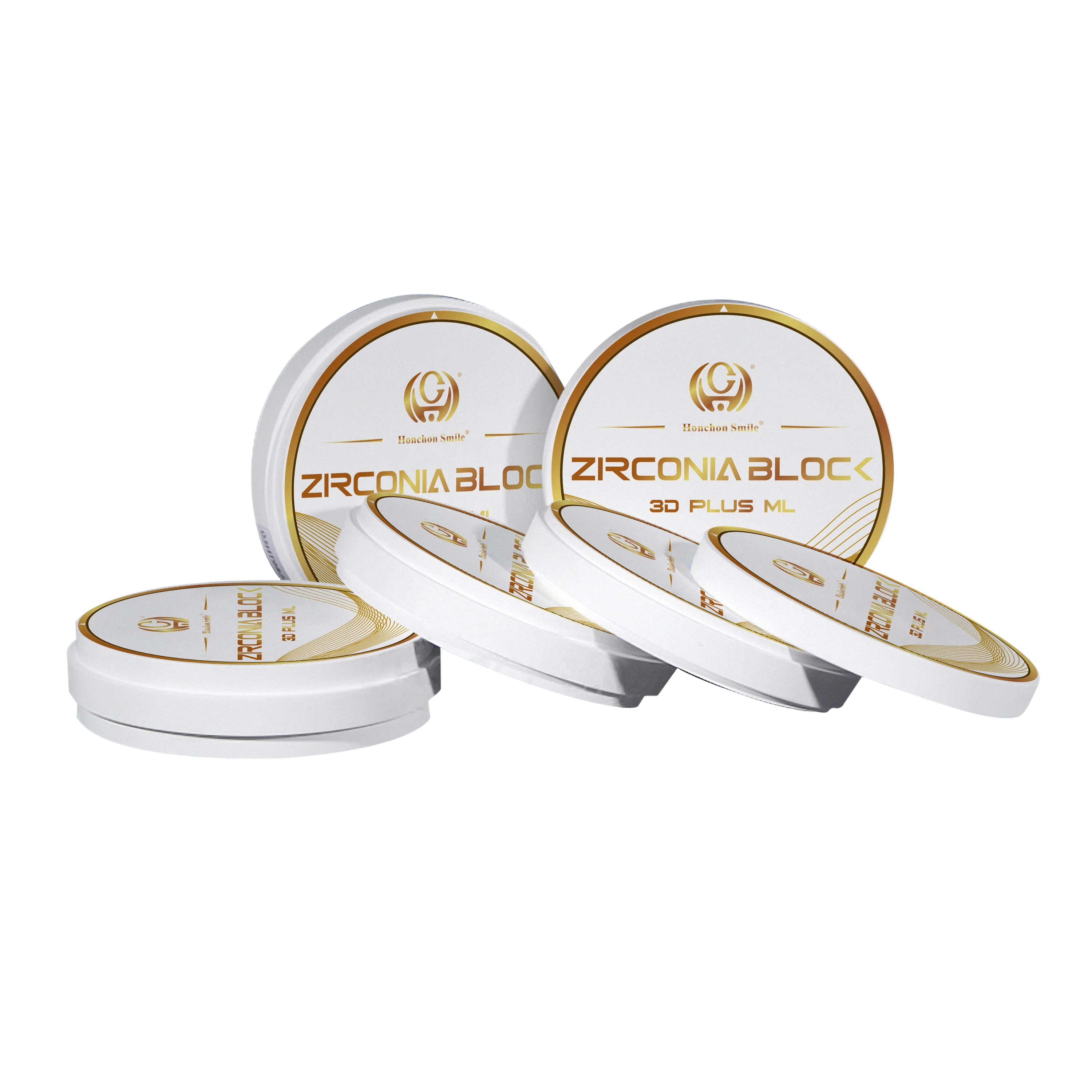 China Factory False Teeth Consumables Ceramic Blanks Zirconia Block Disc 3D Plus Multilayer Zirconia Dental Blank