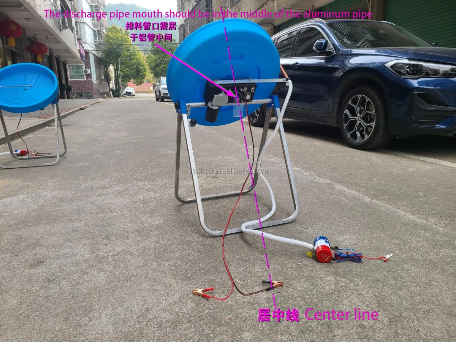 Portable small mini Turbo separator, Rotary washing machine Mining Equipment automatic spiral Gold Prospecting Panning Machine