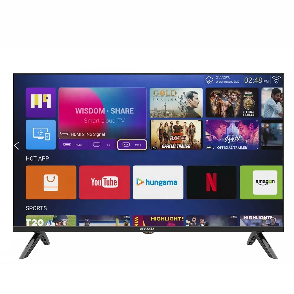 Factory OEM Flat Screen Televisions Smart TV 85 70 55 43 32 24 Inch LED TV Inteligente De 24 pulgadas Android Televisores