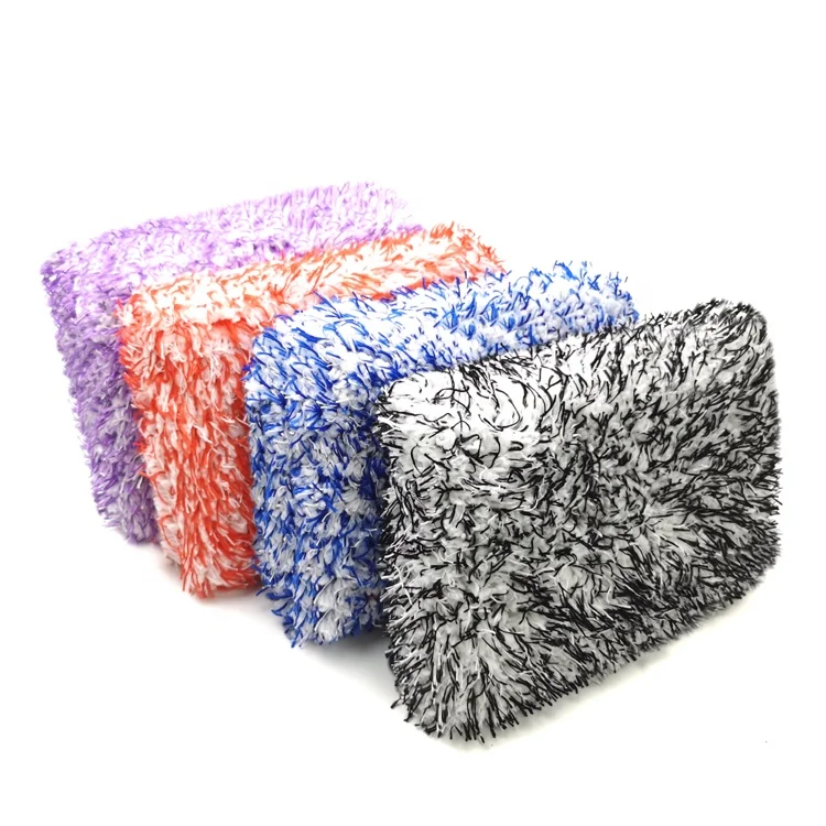 GlossOnly Premium Microfiber Car Cleaning Sponge Soft Wash Pad