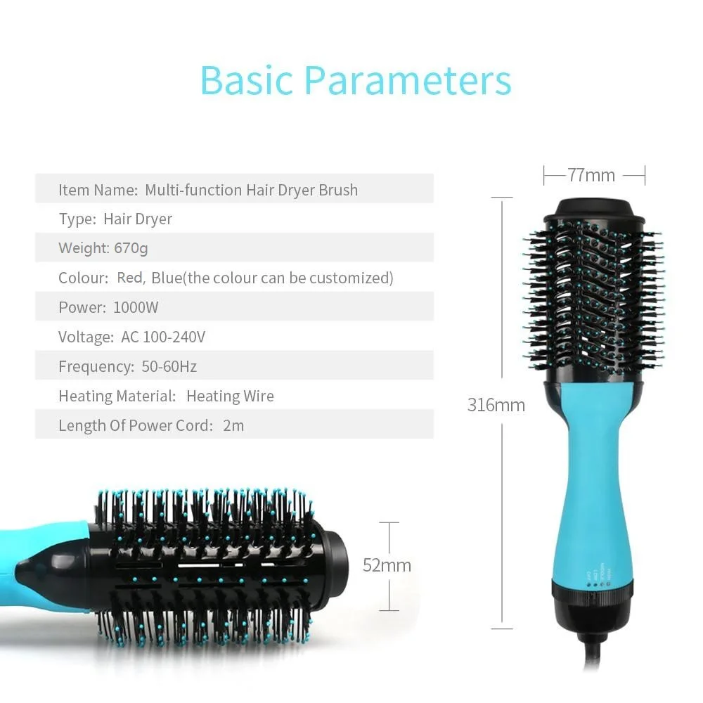 2022 Most Popular Items Hot Combs Multifunction Hair Care Tool Hot Air Brush