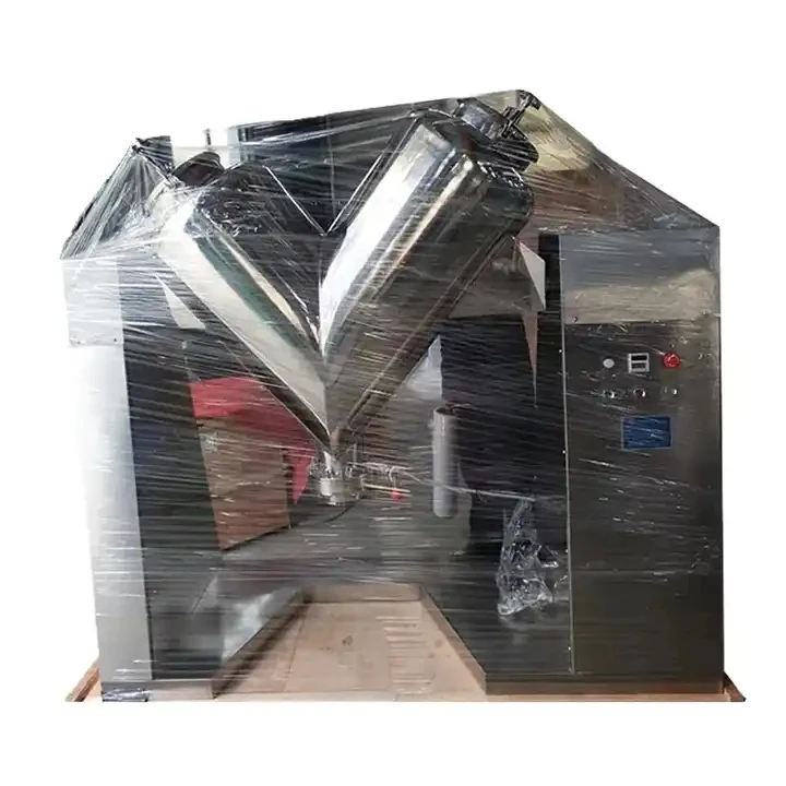 Industrial 220V V-Mixer Powder Processing Machine for Chemicals with Durable SUS304 Material and Reliable Bearing Component