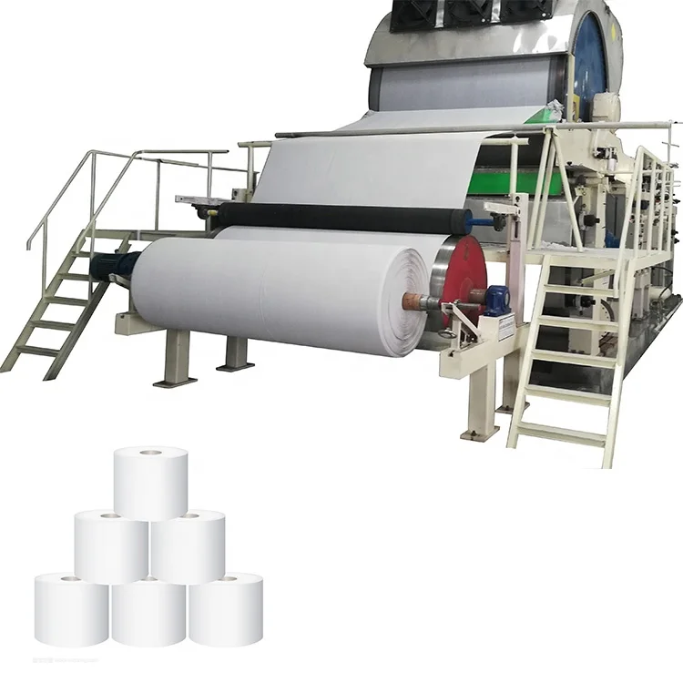 paper rolling machine paper recycle toilet tissue making machinery for sale