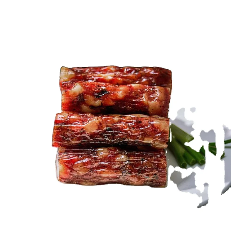 Yummy Превосходное качество солевая свиная колбаса Tangerine кожура колбасы для еды с вакуумной упаковкой