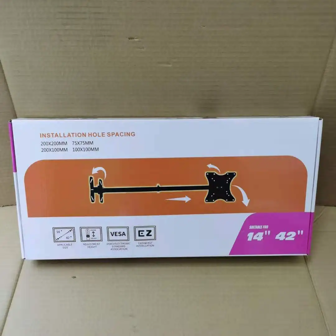 Selling Ceiling TV Mount Installation Hotel Spacing TV Bracket Ceiling Mount