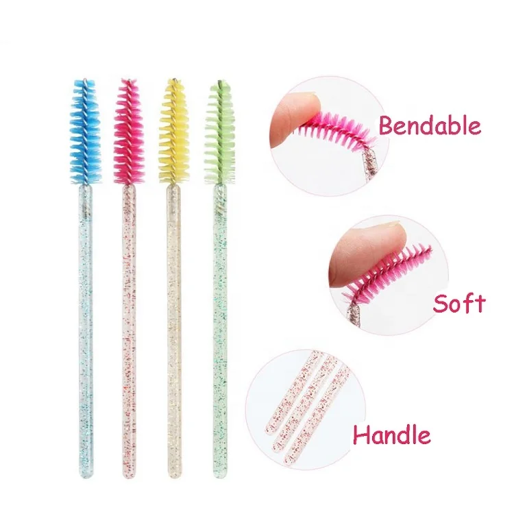 Wholesale Disposable Mascara Applicator Cosmetic Eyebrow Brush Makeup Tools Eyelashes Extension Brushes