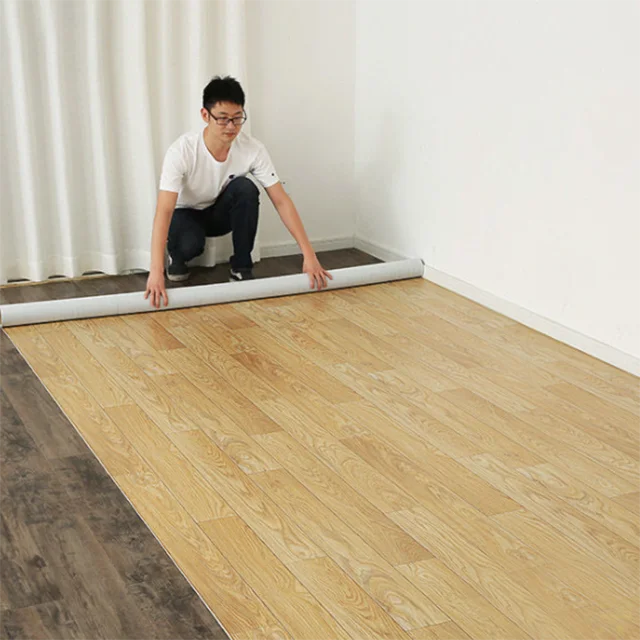 Customized Pvc Plastic Floor Linoleum Non-Slip Waterproof Stain-Resistant And Wear-Resistant Floor Roll
