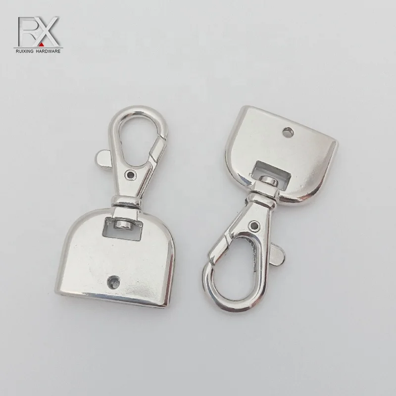 China factory Metal Hardware zinc alloy carabiner  20 mm strap connecting Buckle snap swivel snap hook clasp clip For bag strap
