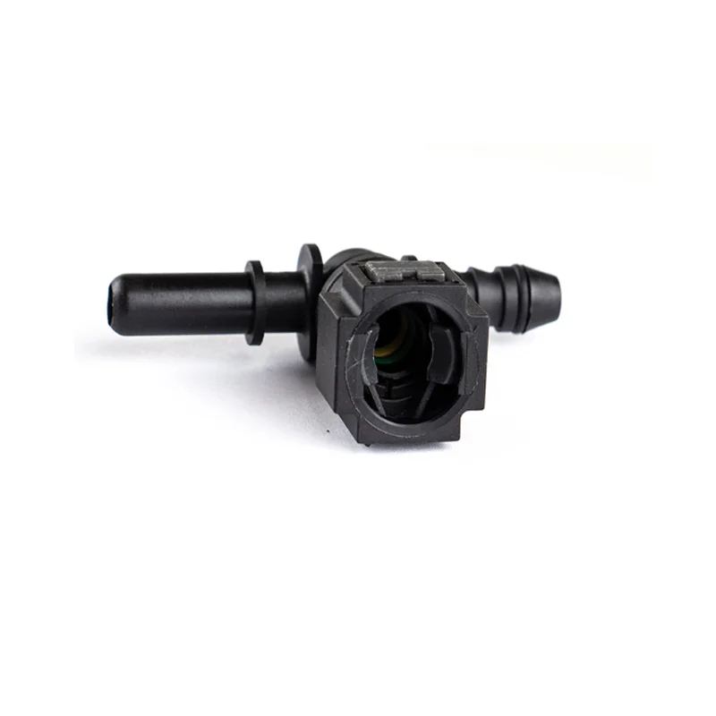 Auto Parts Pipe Fittings Fuel Gasoline Filter Fitting Fuel Quick Connector 9.49 ID6 Tee Curved Fuel Line Quick Connector