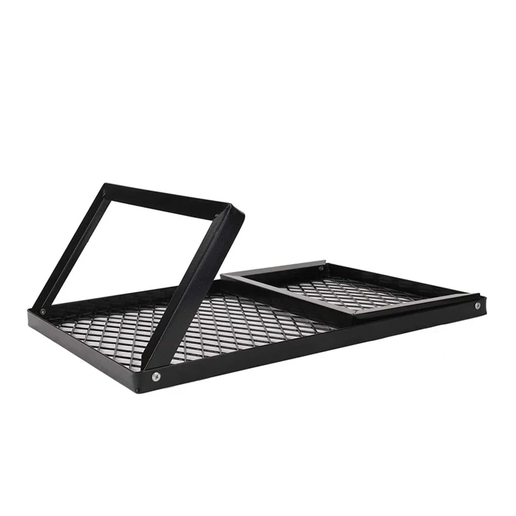 Factory wholesale OEM charcoal portable folding barbecue grill Heavy Duty Folding Campfire Grill