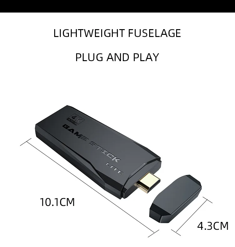  Игровой джойстик M8 4K HD TV Double 2 4G беспроводной геймпад контроллер 3D игровая консоль 64 ГБ с 10000 играми 40 форматов