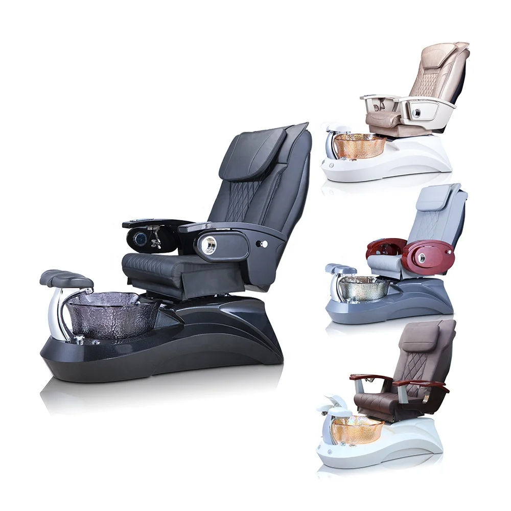 Wholesale Modern Luxury Beauty Nail Salon Pipeless Whirlpool Magnet Jet Foot Spa Massage Pedicure Chair