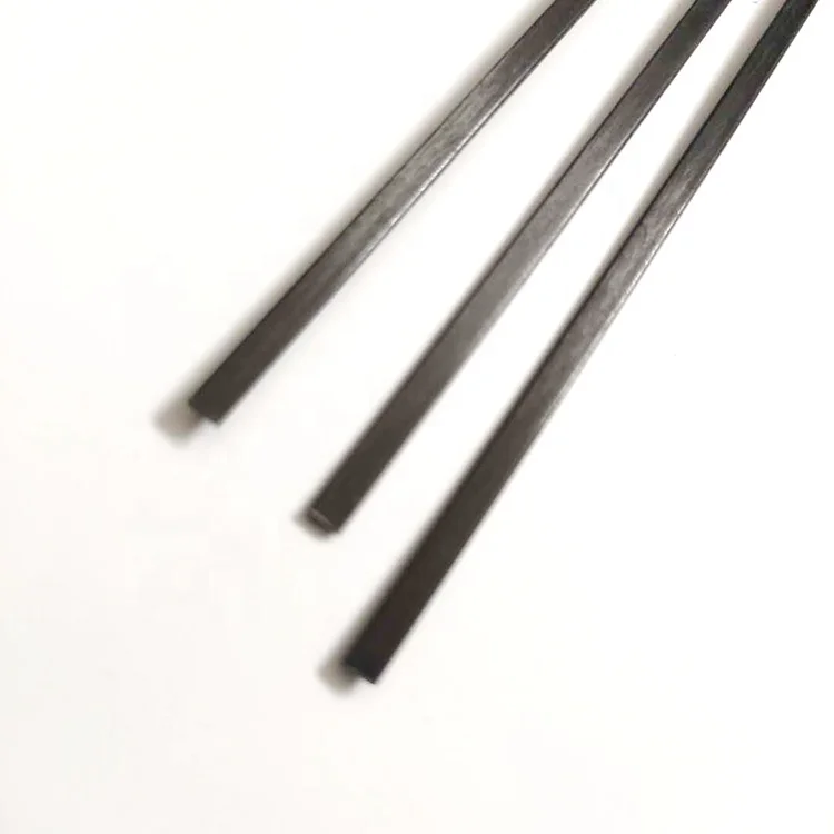 Factory Direct Supply Custom Made High Modulus Flat composite Bars Carbon Fiber Guitar Truss Rods